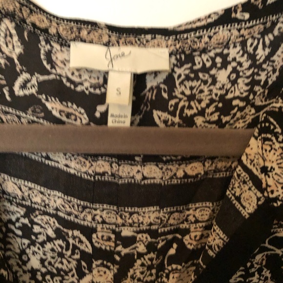 Joie Auberon C Printed Silk Blouse Size S - Picture 6 of 6